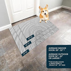 Ultra Thin Door Mat Indoor Entrance, 1/10 in Thin Door Mats - Image 7