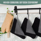SINLAND Microfiber Dish Cloth for Washing Dishes Dish Washing Rags Best Kitchen - Image 6