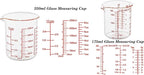 Ackers 7-Piece Glass Measuring Cup Set, Borosilicate Beaker Style Nesting - Image 7
