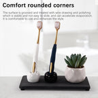 2 Pcs Water Absorbing Stone Trays, Kitchen/Bathroom Sink Soap Dish, Diatomite - Image 2