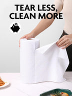 Fantasticlean Microfiber Cleaning Cloth Roll -90 Pack, Tear Away Microfiber - Image 2