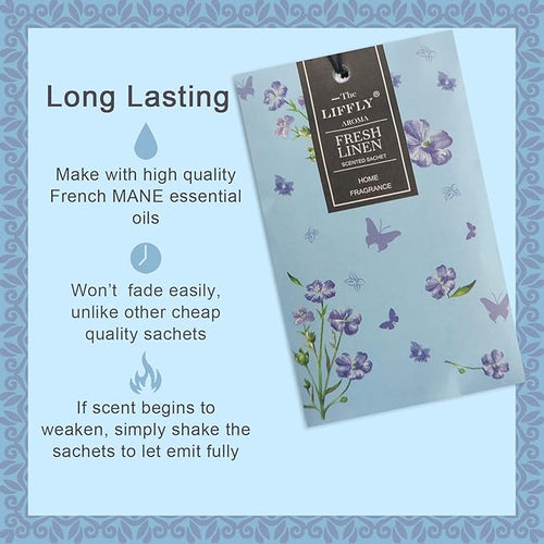 14 Packs Scented Sachets Bags for Drawers and Closets Long-Lasting Home - Image 2