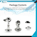 MARINE CITY Magnetic Ball Door Window Stopper Set, 316 Stainless Steel - Image 7