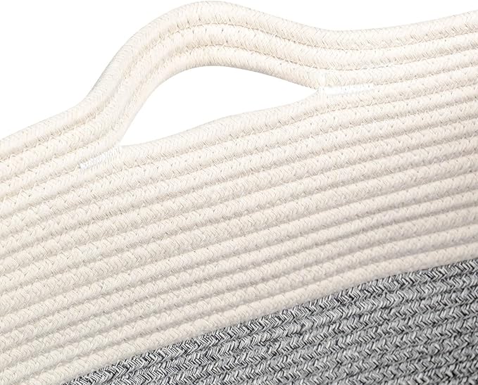 Storage Baskets for Clothes Fabric Cotton Rope Storage Basket - Image 8