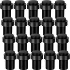 Chumia 30 Pcs Door Stopper Mounted Floor Stops Stainless Steel Cylindrical by Chumia