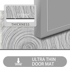 Ultra Thin Door Mat Indoor Entrance, 1/10 in Thin Door Mats - Image 2