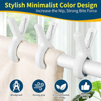 Senbowe Extra Large 6 Pack Beach Towel Clips, 5.1 Inch Pool Chair Clips - Image 4