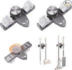 Mop and Broom Holder Wall Mount, No Punching Required Broom and Mop Organizer by Unknown