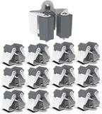 3-H Broom Holder Wall Mount 12 Pack, Mop and Broom Holder Wall Mount by 3-H