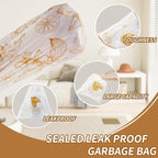 VOK 13 Gallon Trash Bags with Lemon Print & Drawstring, Tear-Resistant Tall - Image 5