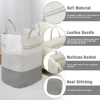 danpinera 100L Nursery Hamper, Tall Woven Laundry Basket - Image 2