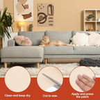 PATIKIL Leather Patches Tape for Furniture, 3.2 x 61 Inch Self Adhesive Vinyl - Image 3