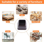 Ezprotekt 24 Pcs Square Chair Leg Floor Protectors - Image 4