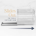 Pull Out Cabinet Organizer for Spices, Cans - Image 4