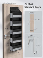 Yecaye 1 Pc Over the Door Organizer - Image 5