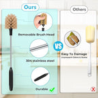 2-in-1 Long Handle Bottle Brush - Image 4