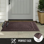 Front Door Mat, Absorbent Resist Dirt Welcome Door Mat Indoor Outdoor, - Image 7