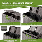 62 Gallon Outdoor Trash Can - Image 4