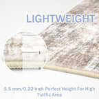 IOHOUZE Abstract Runner Rug 3x20 Ft Extra Long Washable Runners - Image 5