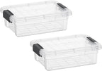 Superio Clear Storage Boxes by Superio
