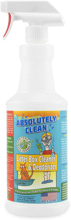 Absolutely Clean Litter Box Cleaner and Deodorizer, Eliminate Odors Quickly by AbsolutelyClean