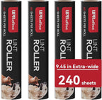 Large Lint Roller Refill 240 Sheets Value Set, Extra Sticky, Easy Tear by UPRefine