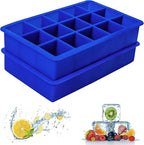 Ozera 2 Pack Silicone Ice Cube Tray, Ice Cube Trays by Ozera
