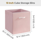 StorageWorks Pink Storage Cubes, 13x13 Storage Cube Bins - Image 2