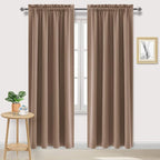 DWCN Blackout Curtains Room Darkening Thermal Insulated Bedroom Curtains Window by DWCN