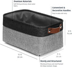 OrganiHaus Small Fabric Storage Baskets - Image 2