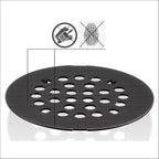 rrajj 4-1/4 Inch Round Snap-in Shower Floor Drain Cover Replacement Cover - Image 3