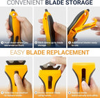 Razor Blade Scraper Tool With 15 Extra Blades - Image 7
