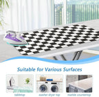 Checkered Black Ironing Mat Thickened Ironing Blanket Travel Portable - Image 5