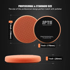 SPTA Buffing Polishing Pads, Compound Buffing Sponge Pads Cutting Polishing Pad - Image 2