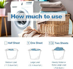 Laundry Detergent Sheet, Eco-Friendly & Hypoallergenic Wash Strips, Natural - Image 2