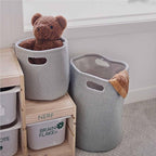 PUTSKA Basket – Round Storage for Toys and Clothes, Stuffed Animals – Soft Baby - Image 4