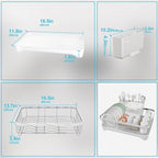 Dish Drying Rack 304 Stainless Steel Dish Racks, Adjustable Spout Auto-Draining - Image 6