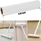 6 Pack 9.45 inch Lint Roller Refill Extra Sticky 9.4-9.5 inch Wide Large Lint - Image 2