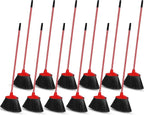 12 Pcs Heavy Duty Commercial Angle Broom 53 Inch Long Handle by Willbond+Technology+Limited
