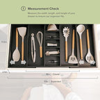 KitchenEdge Adjustable Kitchen Drawer Organizer - Image 4