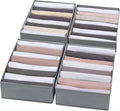 4 Packs T-shirt Drawer Organizers by Coorganisers
