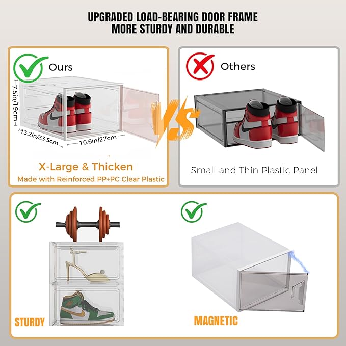 X-Large Stackable Shoe Boxes - Image 6