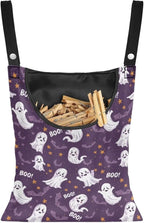 Cute Ghost Clothespin Storage Hanger Bags Laundry Clothespin Bag by CREAMIC