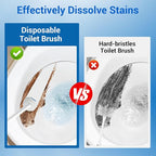 50 Counts Disposable Toilet Bowl Wand Refills, 5X Cleaning Power Toilet Cleaner - Image 7
