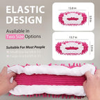 8 Pcs Mop Slippers Socks Floor Cleaning, Microfiber Shoe Covers dust Washable - Image 5