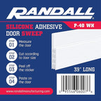 Adhesive Backed Door Draft Stopper – Silicone Under Door Sweep - Image 7