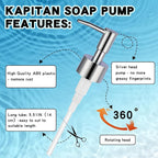 4Pcs Soap Dispenser Pump Replacement, Lotion Dispenser Pumps - Image 5