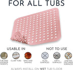 Homerella Anti Slip Shower Mat | Anti Mold Non Slip Bathtub Mat - Image 2