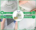 13 Gallon Compostable Trash Bags, Heavy Duty 1 Mil, 49.2 Liter, Tall Kitchen - Image 3