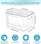 Vtopmart 2 Pack Trash Bag Holder, Stackable Garbage Bag Dispenser - Image 4